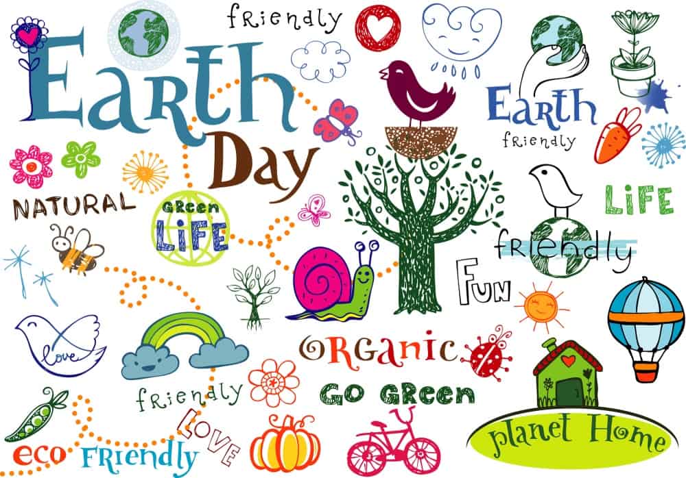 Earth Day greeting card