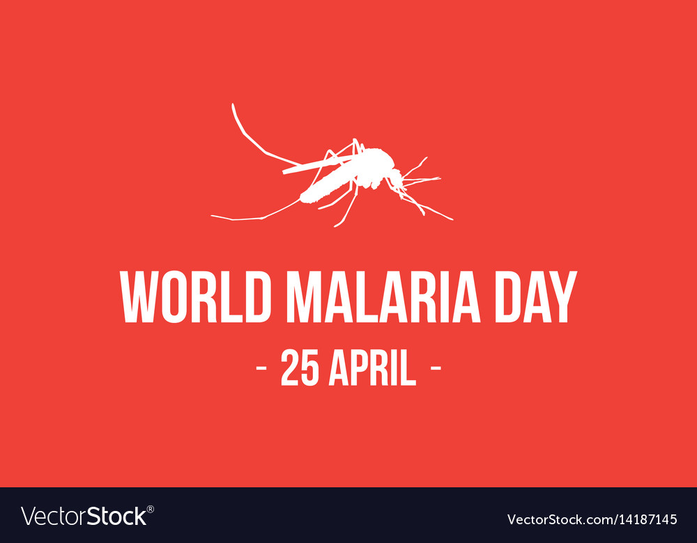 World Malaria Day 25 april illustration