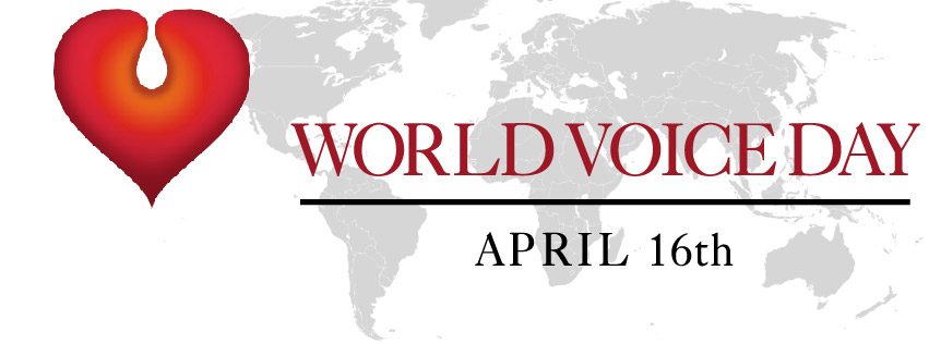 World Voice Day april 16th facebook cover picture