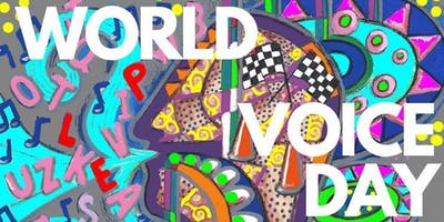 World Voice Day colorful background