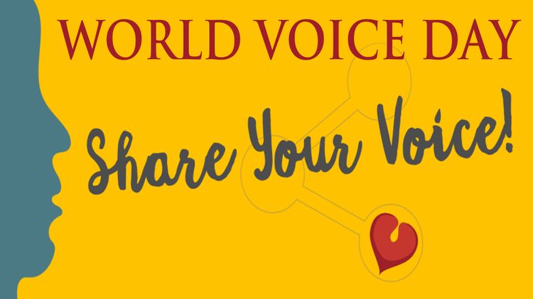 World Voice Day share your voice