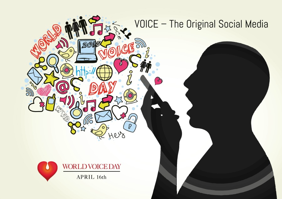 World Voice Day voice the original social media