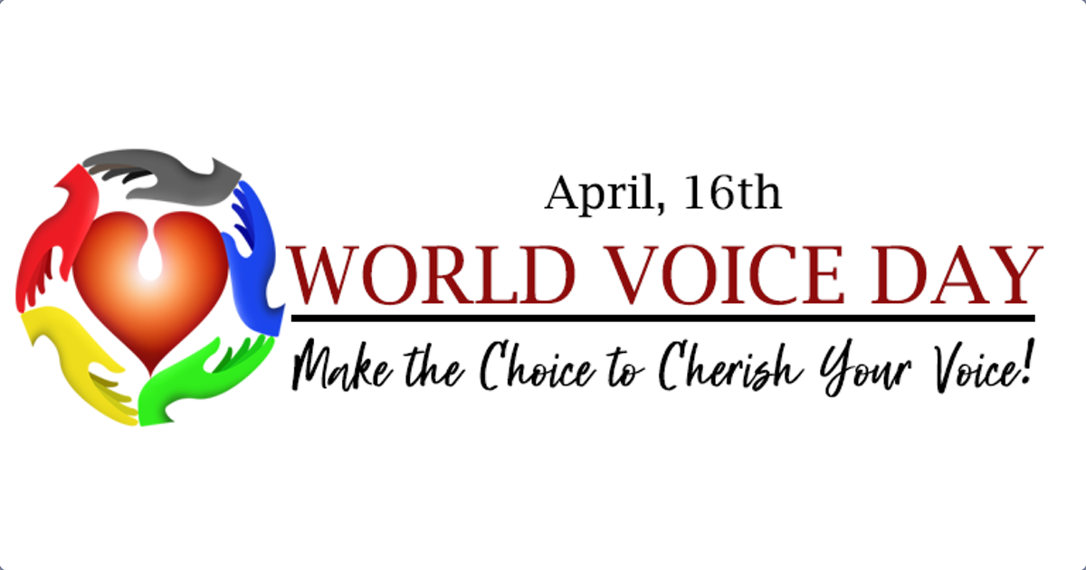 april 16th World Voice Day image