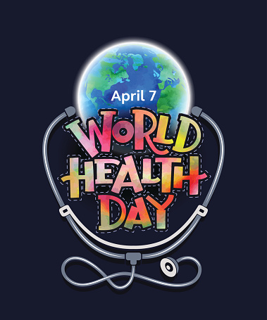 april 7 world health day stethoscope illustration