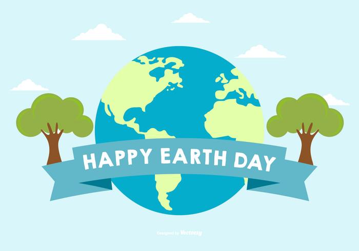 happy Earth Day illustration