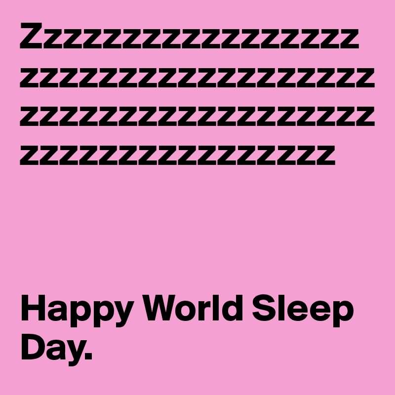 happy World Sleep Day 2019 image