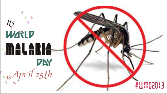 its World Malaria Day april 25th