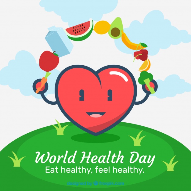 world health day eat healthy, feel healthy