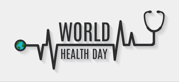 world health day heart beat with stethoscope