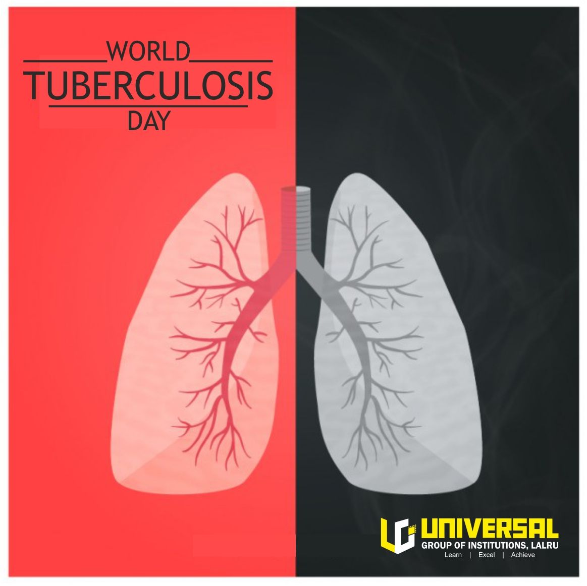 world tuberculosis day lungs illustration