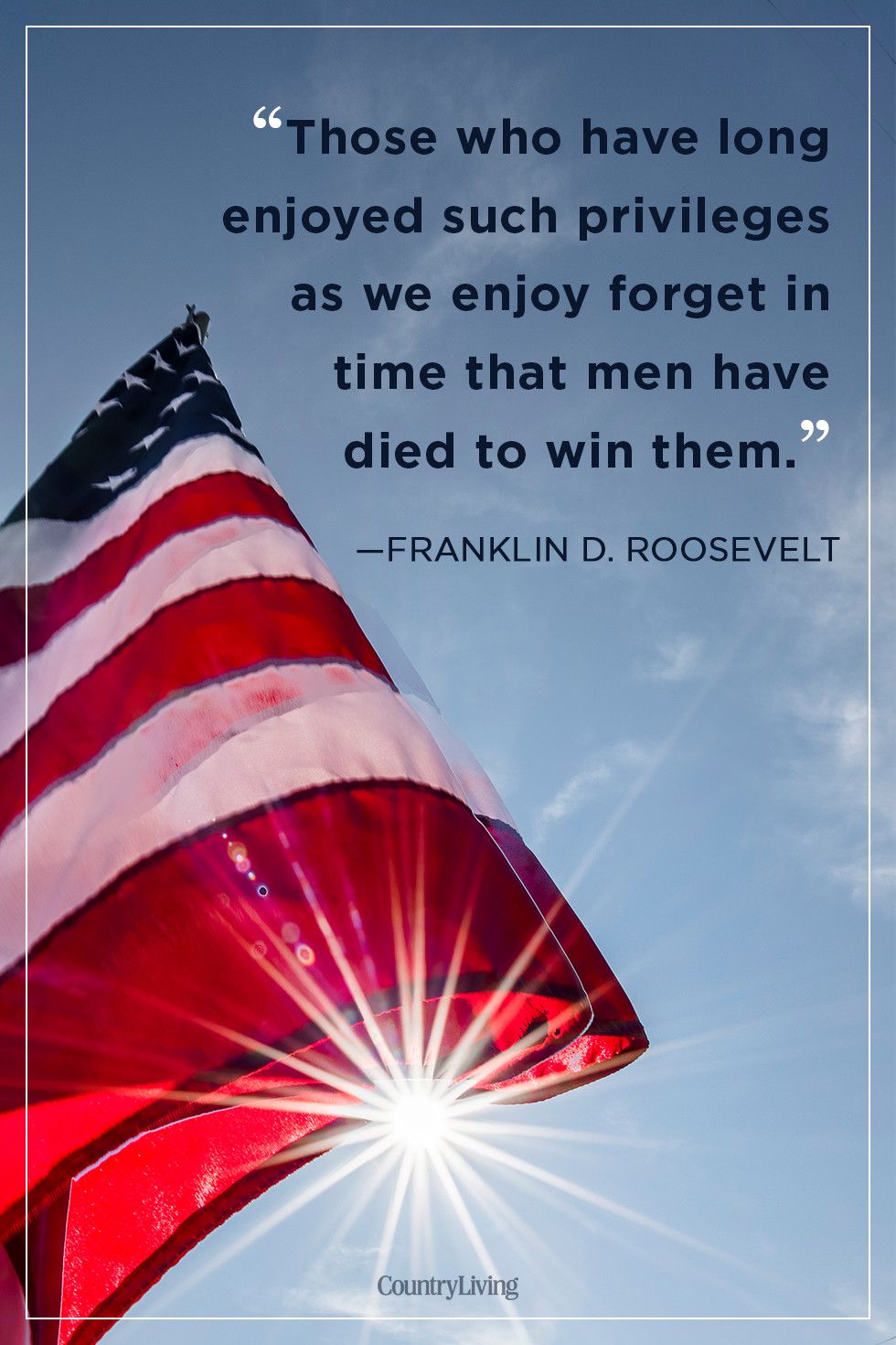 frankling d. roosevelt quote on memorial day