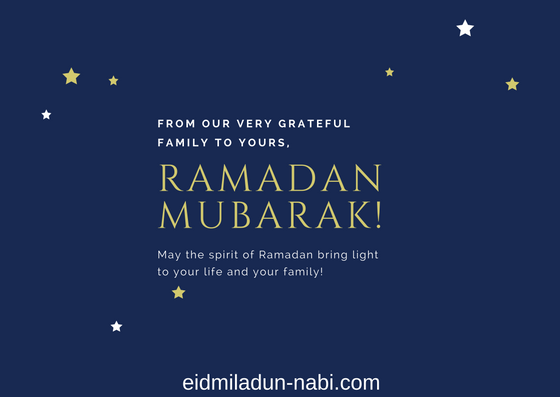 from our very grateful family to yours ramadan mubarak