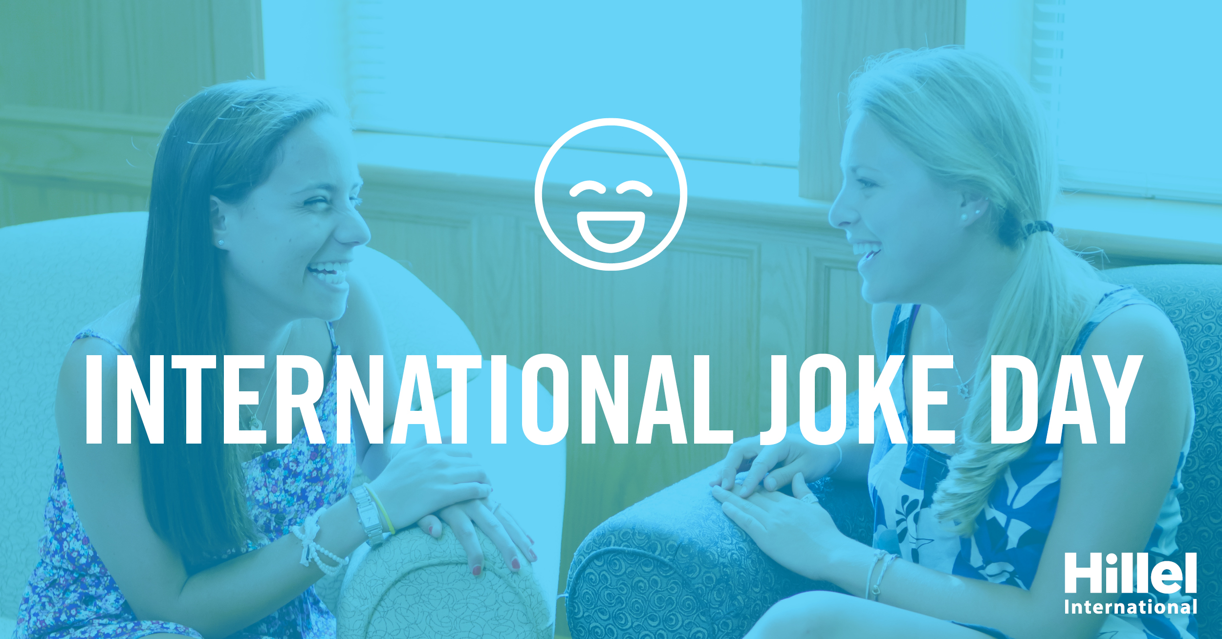 International Joke Day Laughing Girls In Background