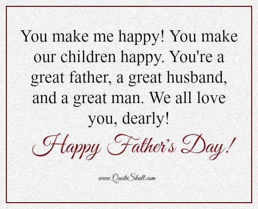 we all love you, dearly happy fathers day