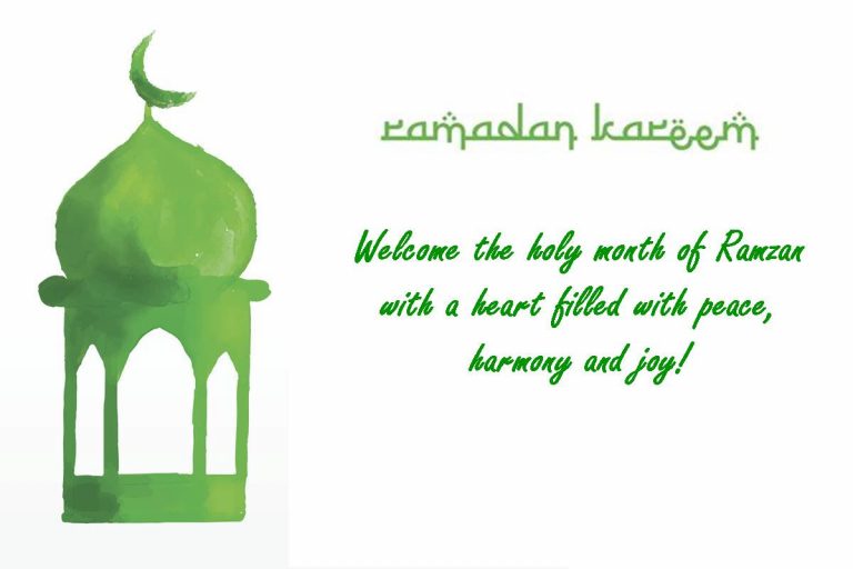 welcome the holy month of ramzan with a heart filled with peace, harmony and joy