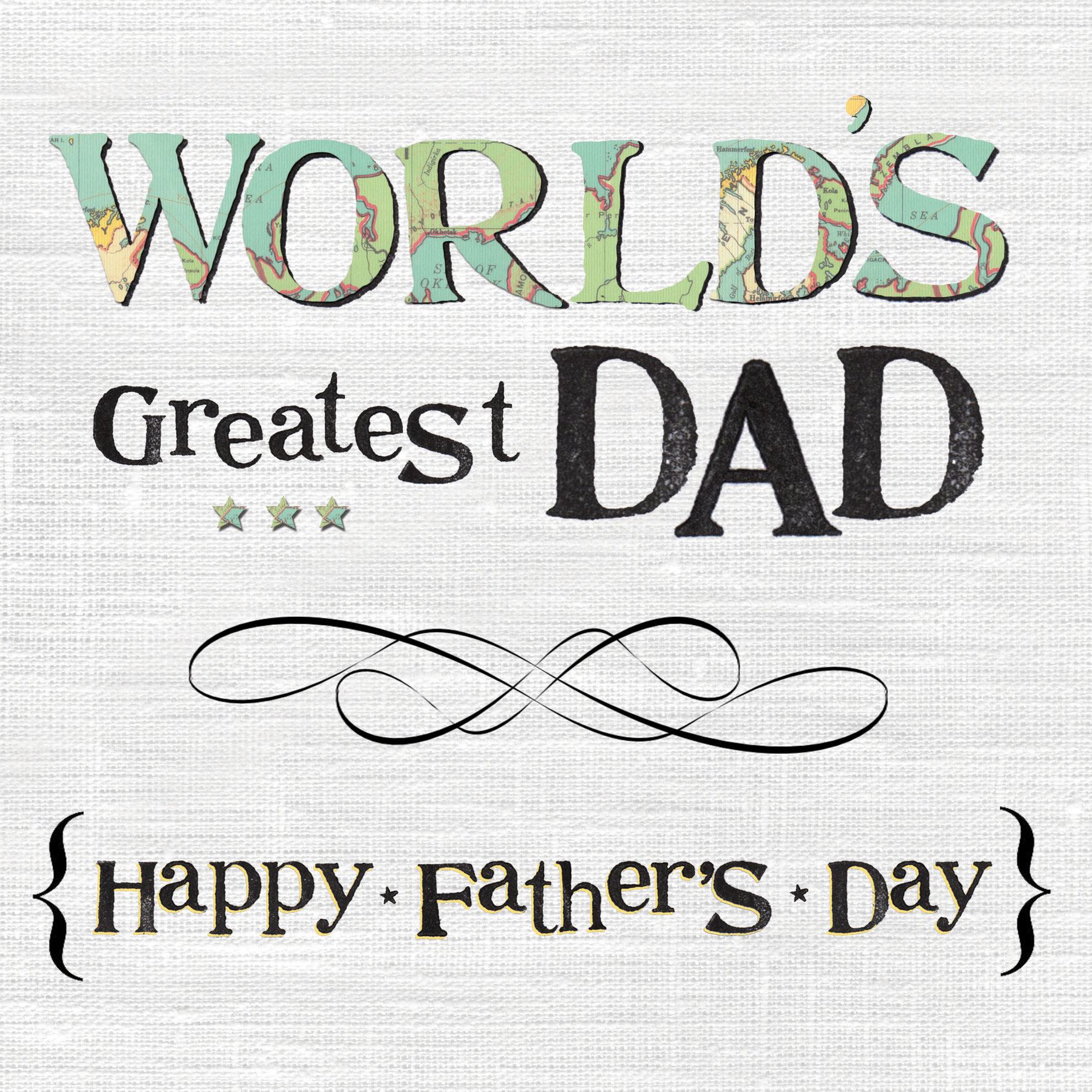 world’s greatest dad happy fathers day greeting card