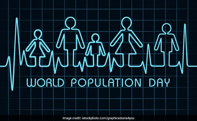 World Population Day heart beat people