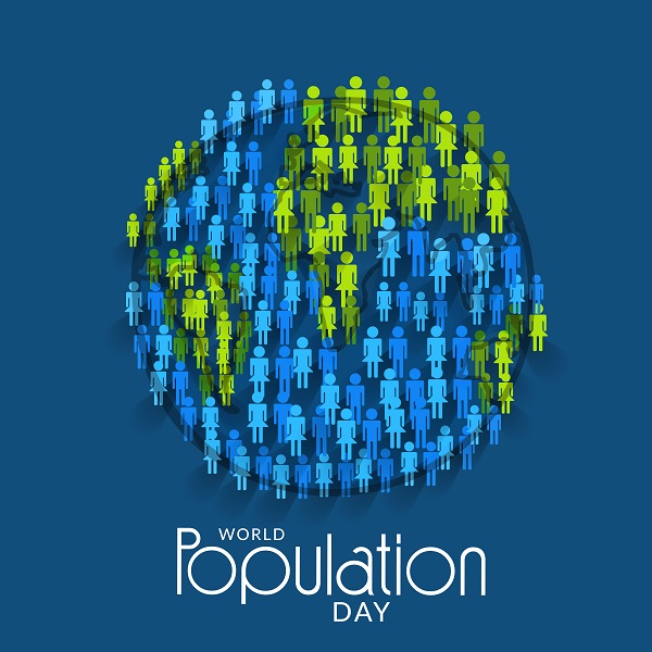 world population day greeting ecard