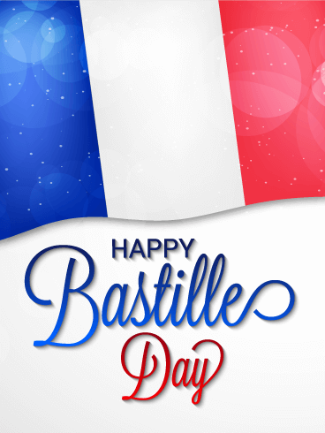 happy bastille day french flag