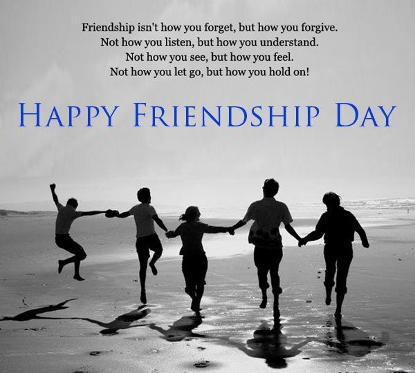 happy friendship day friendship isn’t how you forget, but how you forgive