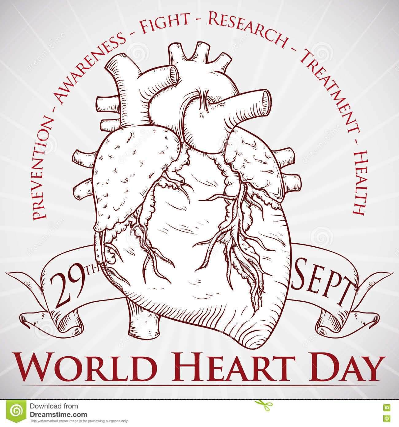 Prevention awareness fight research 29th september World Heart Day