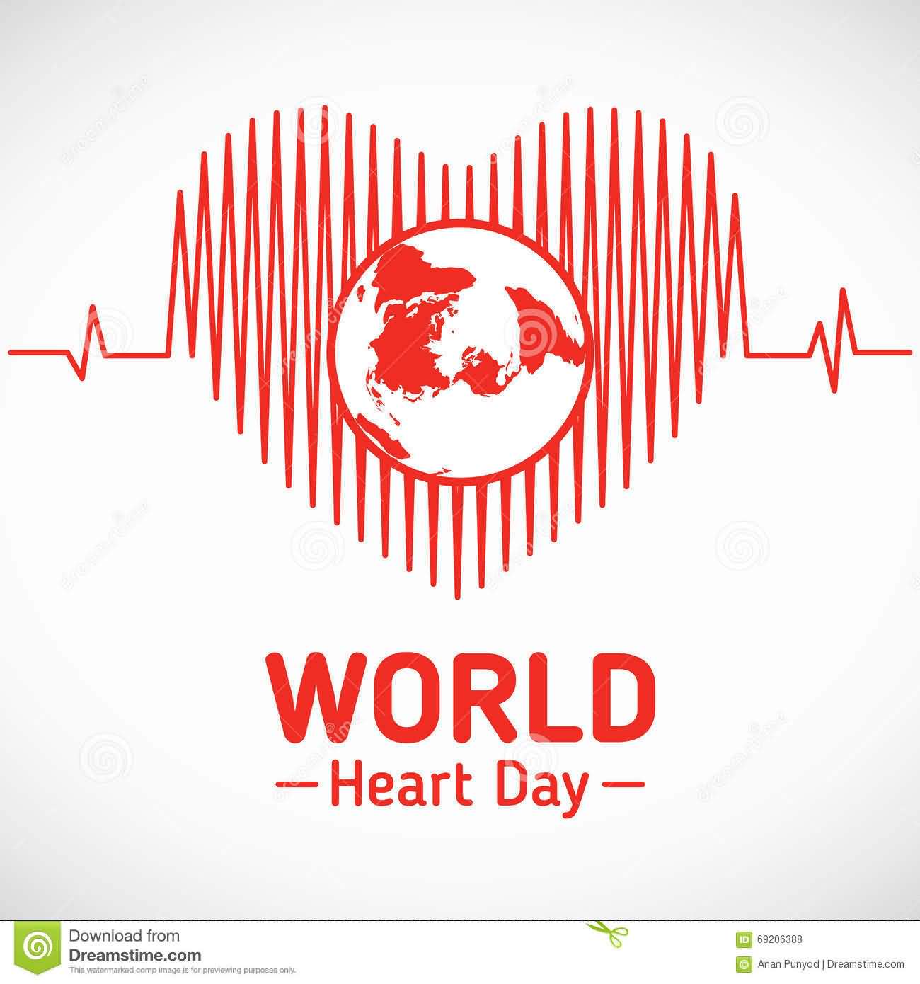 World Heart Day Vector illustration