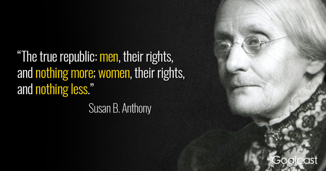 the true republec men their rights and nothing more women their rights and nothing less – Susan B. Anthony