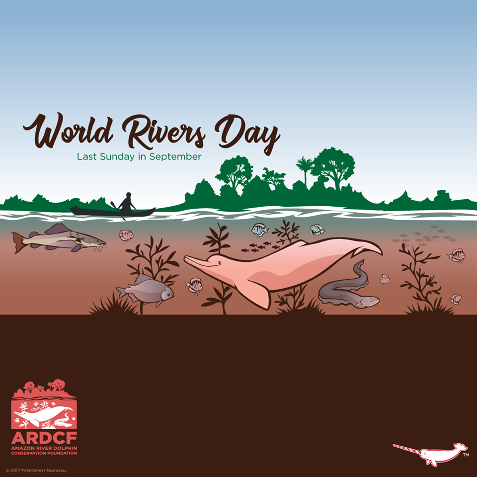 world rivers day last sunday in september clipart