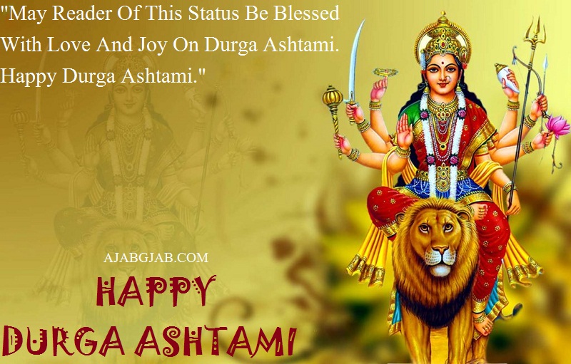 happy durga ashtami facebook status