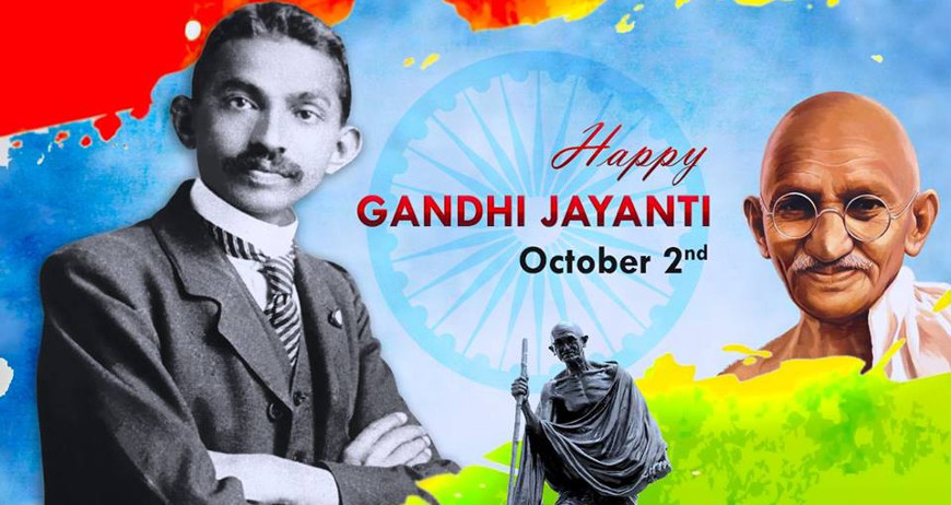 happy gandhi jayanti 2nd october picture