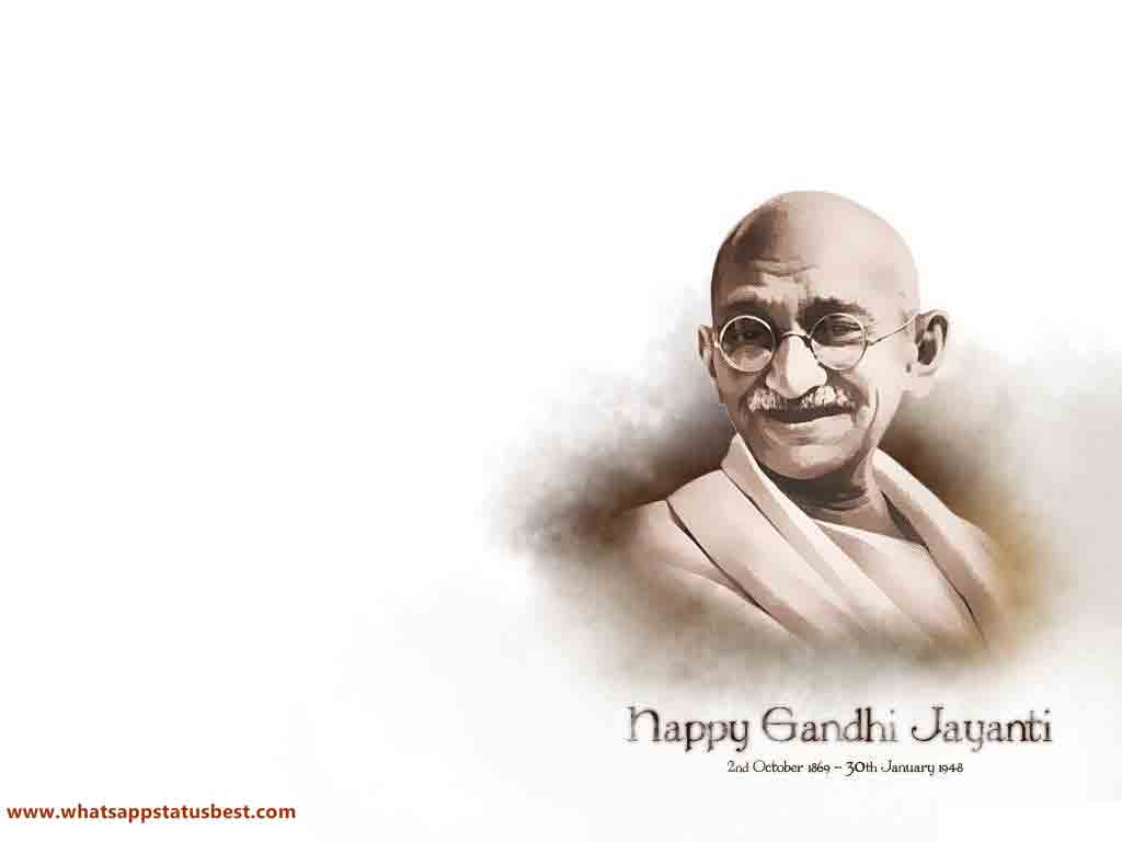 Happy Gandhi Jayanti Card 2358