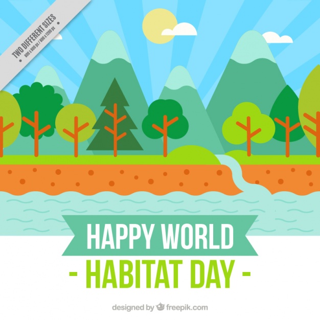 happy world habitat day card