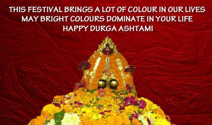 the festival brings a lot of color in our lives may bright colors dominate in your life happy durga ashtami