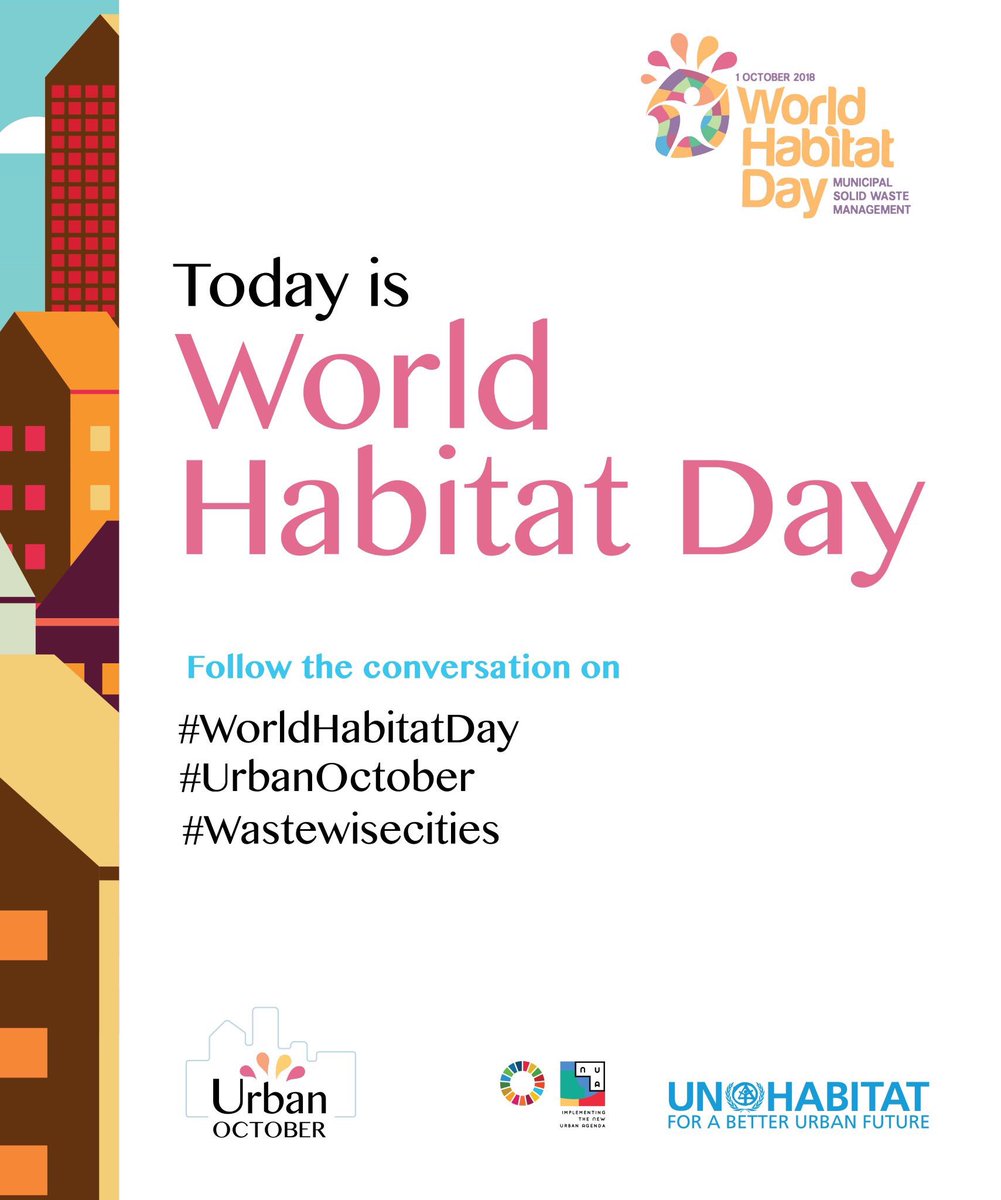 today is world habitat day poster