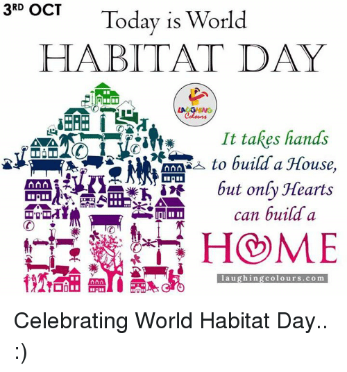 today is world habitat day