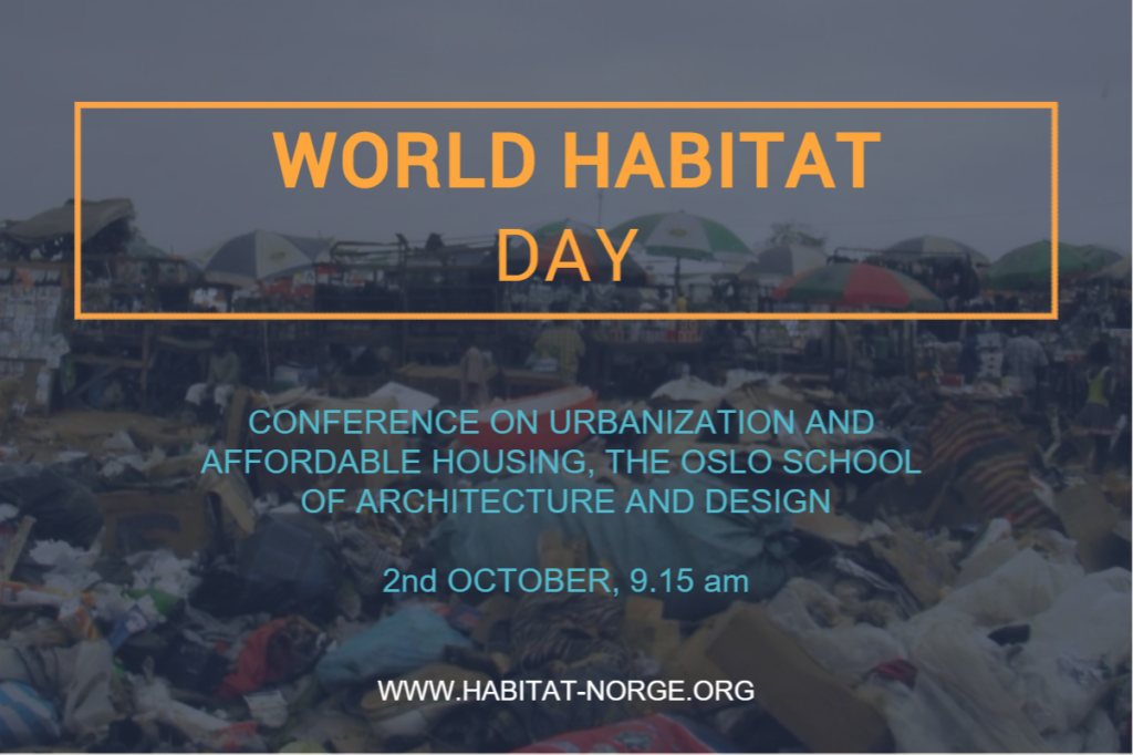 world habitat day poster