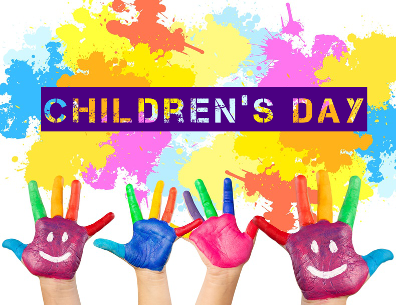 Children’s Day colorful hands