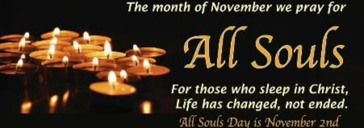 the month of november we pray for all souls day