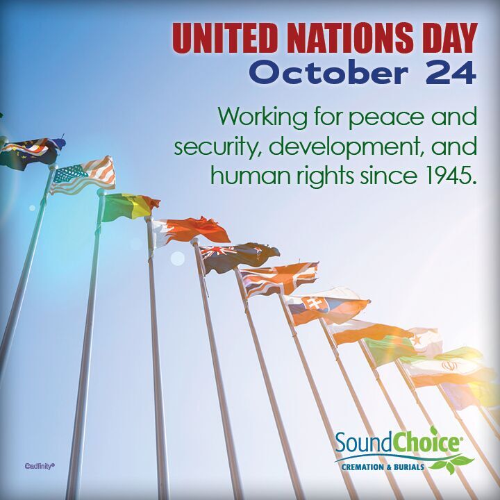 united nations day working for peace and security, development and human rights since 1945