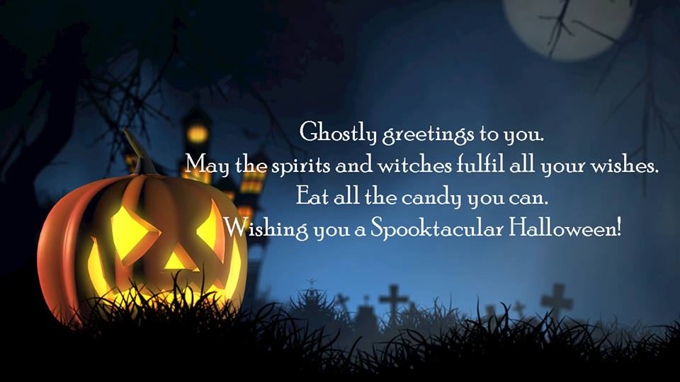 wishing you a spooktacular halloween