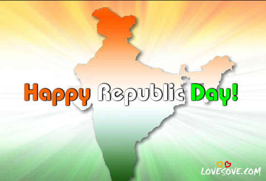 happy Republic Day indian map picture