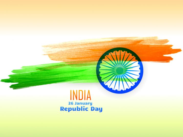 india 26 january Republic Day card