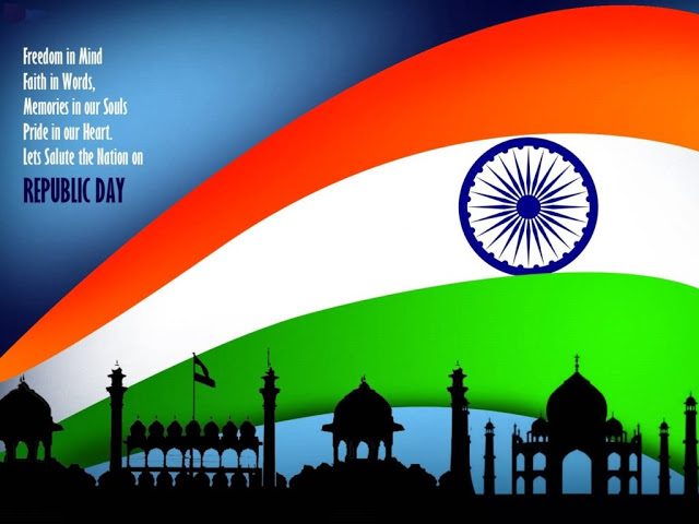 lets salute the nation on Republic Day card