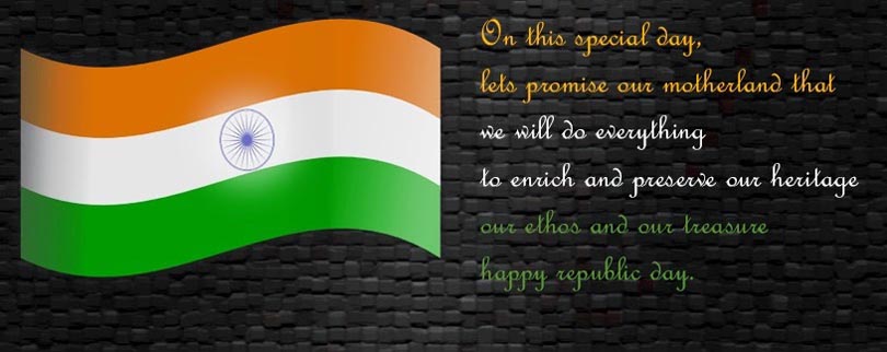 on this special day, lets promise our motherland that we will do everything happy Republic Day