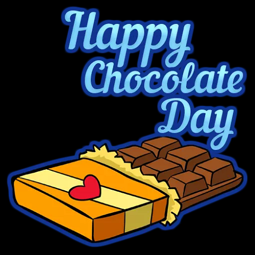 happy chocolate day animation