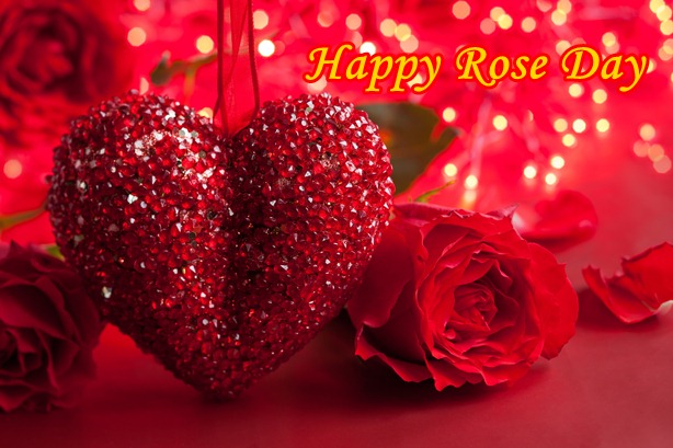 happy rose day heart picture