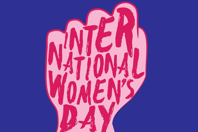 international women’s day hand clipart