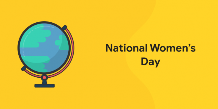 national women’s day globe illustration