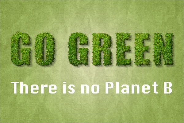 go green there is no planet