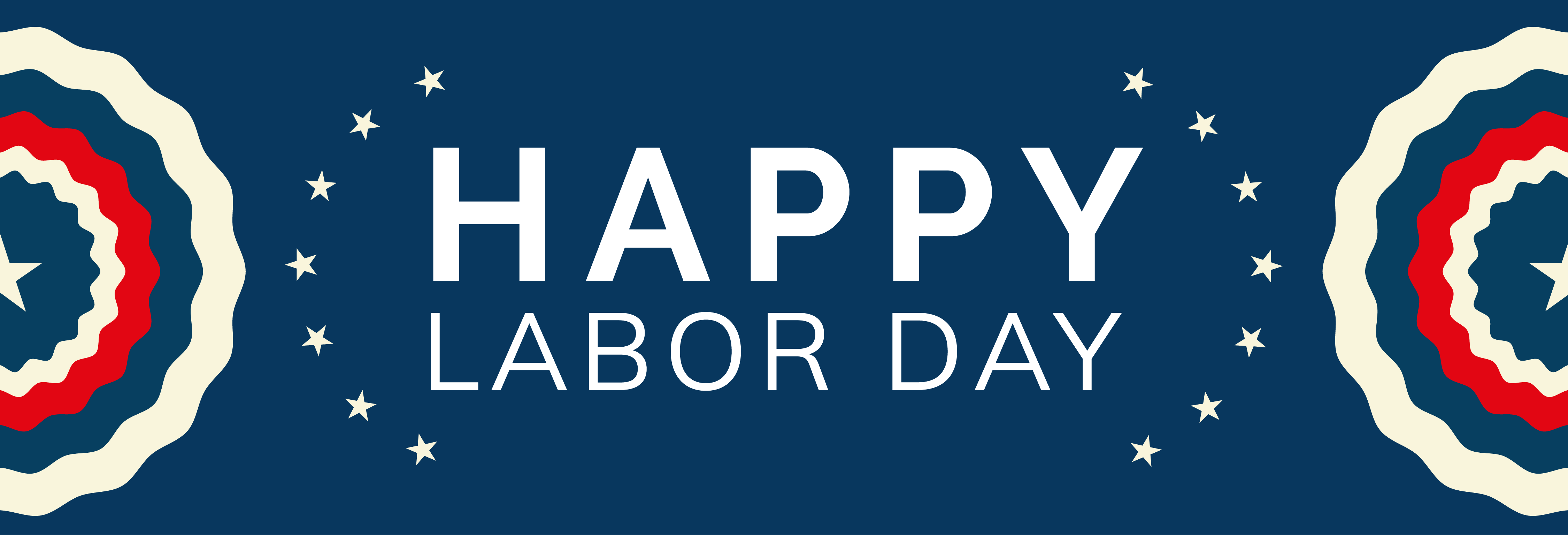 Happy Labor Day Banner